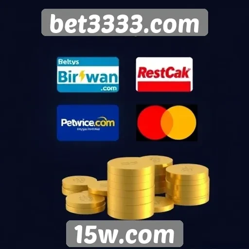 Métodos de pagamento aceitos no bet3333.com